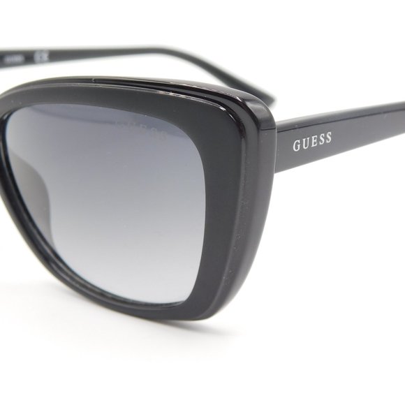 BRAND NEW GUESS GU7774 02B MATTE BLACK GREY CAT EYE WOMEN'S Sunglasses 5… - Picture 5 of 9